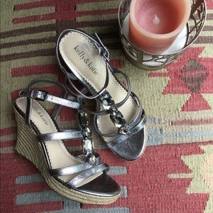 Kelly & Katie bejeweled wedges🎉